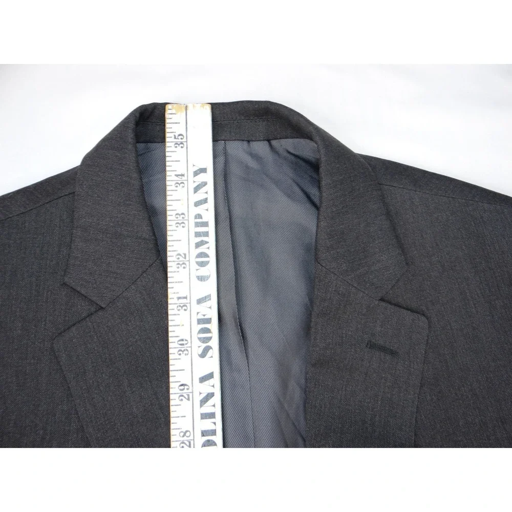 Banana Republic Modern Fit 42L Charcoal‎ Grey Wool Blend Suit Jacket Blazer